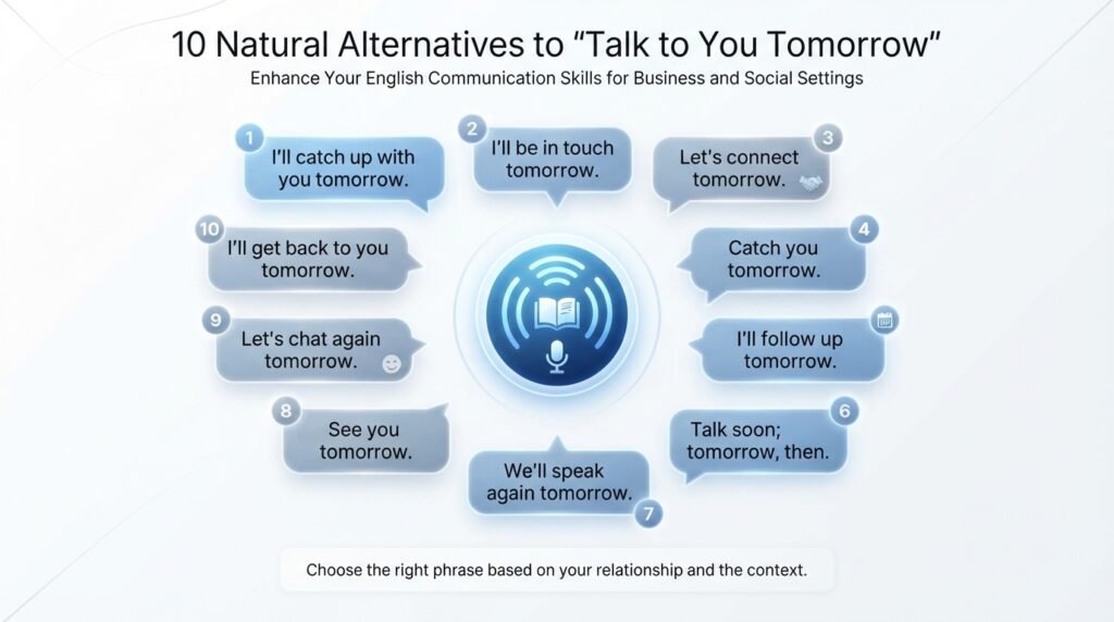 10 natural alternatives to talk to you tomorrow