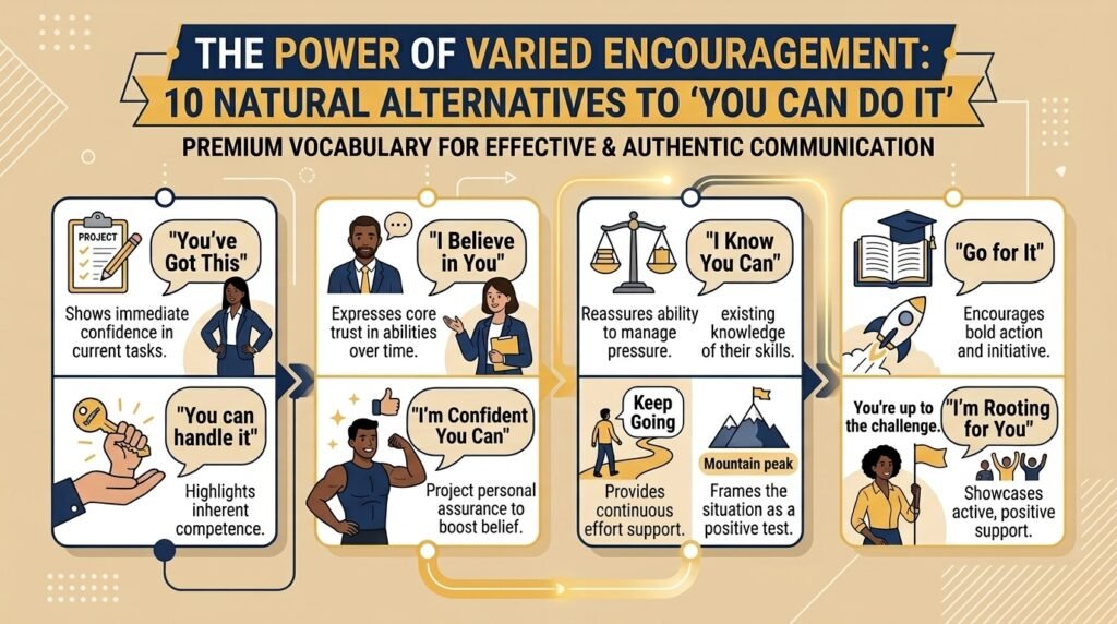 10 alternatives to you can do it for encouragement and support