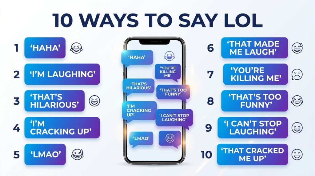 10 ways to say LOL with natural alternatives for texting