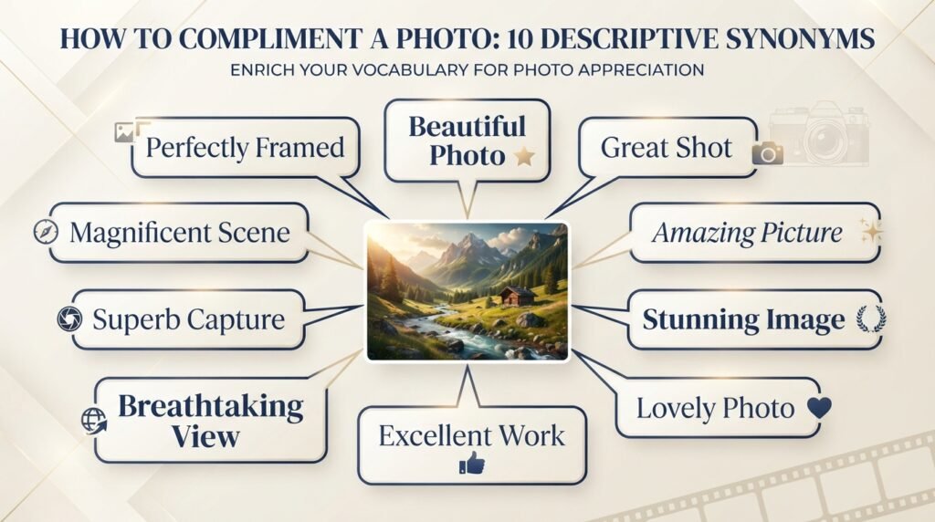Ten natural alternatives to say nice picture in English