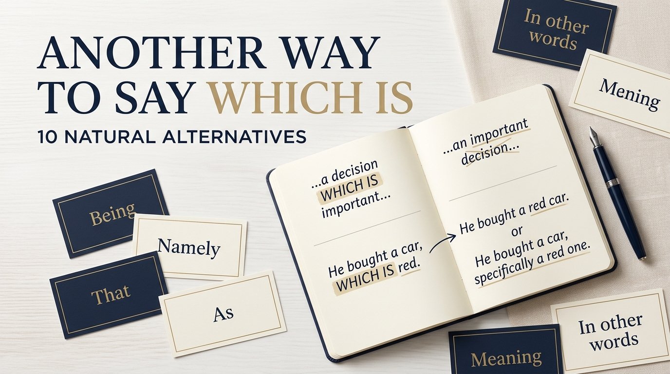 another way to say which is
