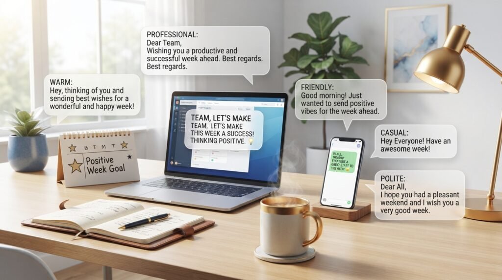 Best alternatives to say have a great week for different situations