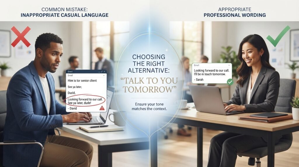 Common mistakes when choosing alternatives to talk to you tomorrow