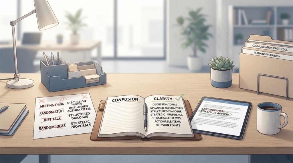 Common mistakes to avoid when choosing another way to say agenda