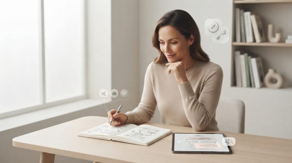 Person choosing the right alternative to amen for different communication situations