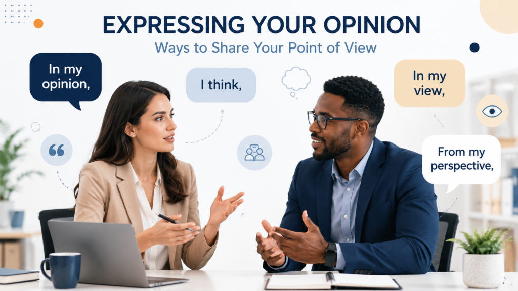 Meaning of in my opinion and ways to express a personal viewpoint