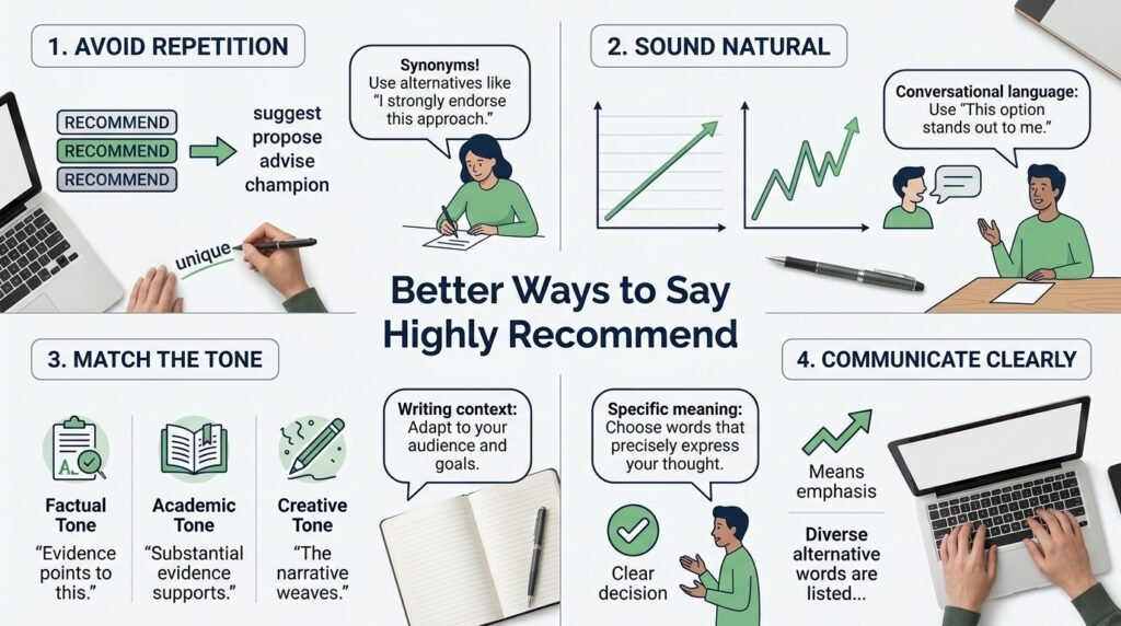Benefits of using alternatives to highly recommend