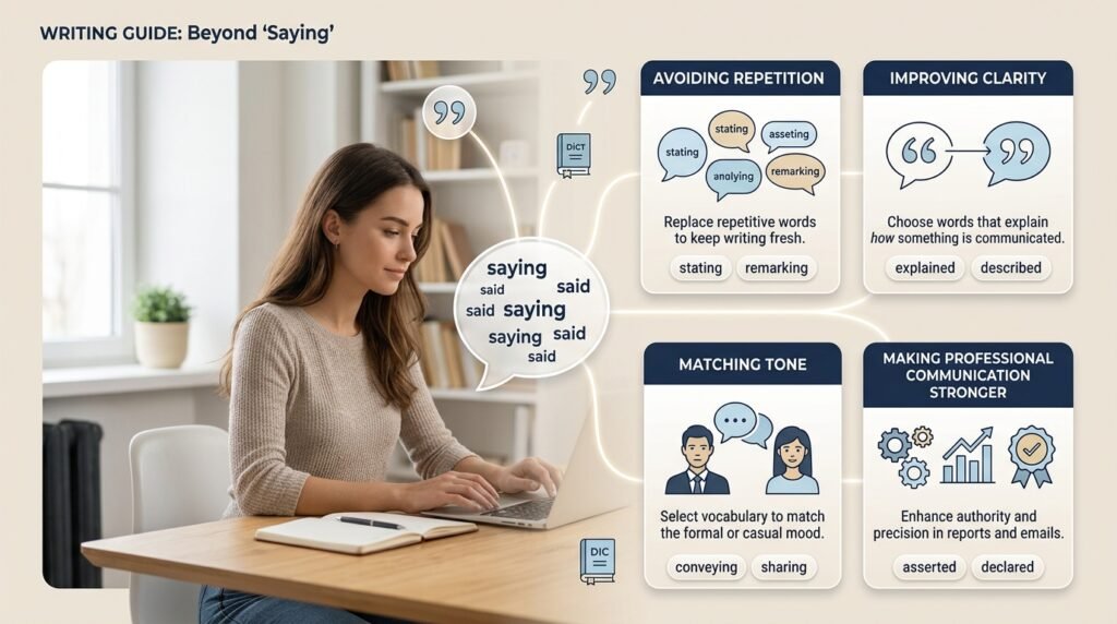 Benefits of using alternatives to the word saying