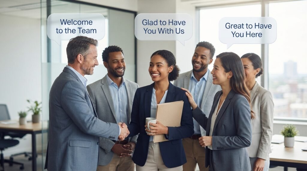 Different professional and friendly ways to say welcome aboard