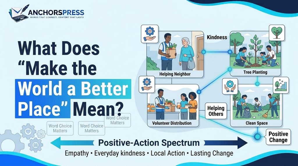 Ways to make the world a better place through kindness and positive actions