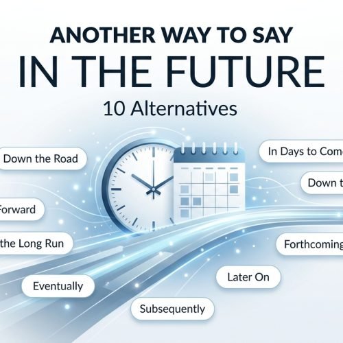 another way to say in the future